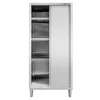 Armadio Catering Professionale in Acciaio Inox 2-drzwiowa 80x50x200cm