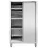 Armoire de restauration professionnelle en inox 2-drzwiowa 100x50x180cm