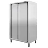 Armoire de restauration professionnelle en inox 2-drzwiowa 100x50x180cm