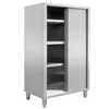 Armoire de restauration professionnelle en inox 2-drzwiowa 100x50x180cm