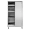 Armoire de restauration professionnelle en inox 2-drzwiowa 100x50x200cm