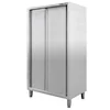 Armoire de restauration professionnelle en inox 2-drzwiowa 100x50x200cm