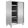 Armoire de restauration professionnelle en inox 2-drzwiowa 120x60x180cm