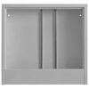 Armoire encastrée 965x575-665x110-170 en ligne sur 14 circuits ou 11 circuits avec un système de mélange fermé par une pièce de monnaie