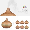 Aromacare Zen lys, ultralyds aroma diffuser, lyst træ, 300 ml