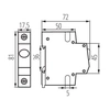 Αρθρωτή πράσινη λυχνία σήματος TH35 Ideal Kanlux KLI-G 23321