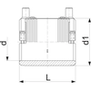 Articulație prin electrofuziune DN32 PE100, SDR11, PN10 gaz/PN16 apă