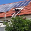 Ascenseur électrique avec chariot et télécommande pour le levage de panneaux photovoltaïques, hauteur maximale 18m