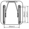 Asiento del operador 460x465x590 mm 170005