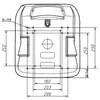 Asiento del operador 522x460x455 mm 170004