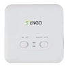 Ασύρματο ελεγκτή θερμοκρασίας ENGO E901RF με δυνατότητα προγραμματισμού μπαταρίας εβδομαδιαία επιφανειακή λευκό