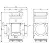 ATV Temperature Valve 555 DN32 1 1/4" Rp, kvs 9, to 55°C