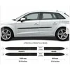 Audi A3 2014+ Benzile laterale pentru usi NEGRE