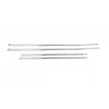 Audi A8 D2 1994-2002 - Bandes de grattoir de fenêtre chromées DIMENSIONS