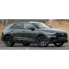 Audi Q8 - Bandes CHROMÉES sur portes latérales décoratives chromées