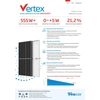 Aurinkomoduulin PV-paneeli 550Wp Trina Vertex TSM-DE19 550 hopeakehys