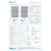 Aurinkosähkömoduuli PV-paneeli 420Wp Trina Vertex S+ TSM-420 NEG9RC.27 N-tyypin bifacial kaksoislasi läpinäkyvä musta kehys musta kehys