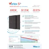 Aurinkosähkömoduuli PV-paneeli 420Wp Trina Vertex S+ TSM-420 NEG9RC.27 N-tyypin bifacial kaksoislasi läpinäkyvä musta kehys musta kehys