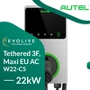 Autel Maxichader AC Wallbox Tethered ladestation 3F, Maxi EU AC W22-C5, 22kW