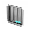 AWENTA VELITE ventilationsgaller i metall vit 14x14, MVZ2B