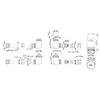 Axial termostatsats vit Invena Prov CD-25-B15-S