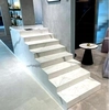 Azulejos blancos para escaleras 100x30 MÁRMOL ALTO BRILLO