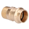 Adapter nipple, external thread,18x1/2 bronze B Press