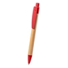 Anda Heloix, Bamboo Ballpoint Pen | red