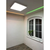 LEDsviti Gray ceiling LED panel 400x400mm 24W day white with sensor (13887)