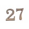 GOLD PLASTIC HOUSE NUMBER DIGITAL 17,5 cm