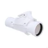 Backwater valve PP-HT dn50 version A, sanitary for internal sewage, white