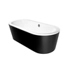 Baignoire autoportante Kerra Zeus 178 x 80 noir