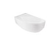 Baignoire d'angle Besco Cornea 140x80 gauche - SUPPLÉMENT 5% RÉDUCTION POUR LE CODE BESCO5