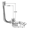 Baignoire Saniform Plus Kaldewei 170 x 75 x 41 + siphon + pieds