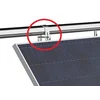 Balcony structure with double adjustment for mounting solar panels 20°-50° (TYP1)