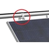 Balkonkonstruktion mit Doppelverstellung zur Montage von Solarmodulen 20°-50° (TYP1)