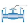 Ball valve DN25 PN40 regulating, flanged