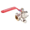 Ball valve, female-female, with lever, with vent and plug, 1/2 inch, F-Power