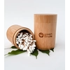 Bamboo cotton swabs in bamboo box