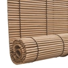 Bambusové rolety Lumarko, 2 ks, 80 x 160 cm, hnědá