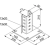 base de montagem PCB70