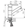 Bateria umywalkowa Fdesign Flusso złota