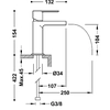 Bateria umywalkowa Tres Loft biel-chrom 20011001BL