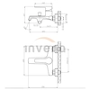 Bateria wannowa Invena Fira czarna BW-71-004-V