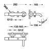 Bath and shower mixer Tres Study Exclusive chrome 26117001