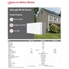 Batterimodul för att bygga energibanken iStoragE3 energilagringssystem för bostäder