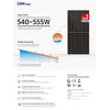 DAH Solar panels DHM-72X10-550W, silver frame