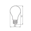 LED-lamp/Multi-LED Kanlux 29616 AC 80-89 Pear-shape Opal Neutral white 3300-5300 K