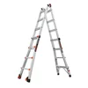 Professional Aluminum Ladder, Little Giant Ladder Systems, 4 x 4 Steps - Leveler M17, 5 in 1, Leveling Legs