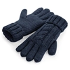 Beechfield Knitted gloves Melange Size: L / XL, Color: light gray